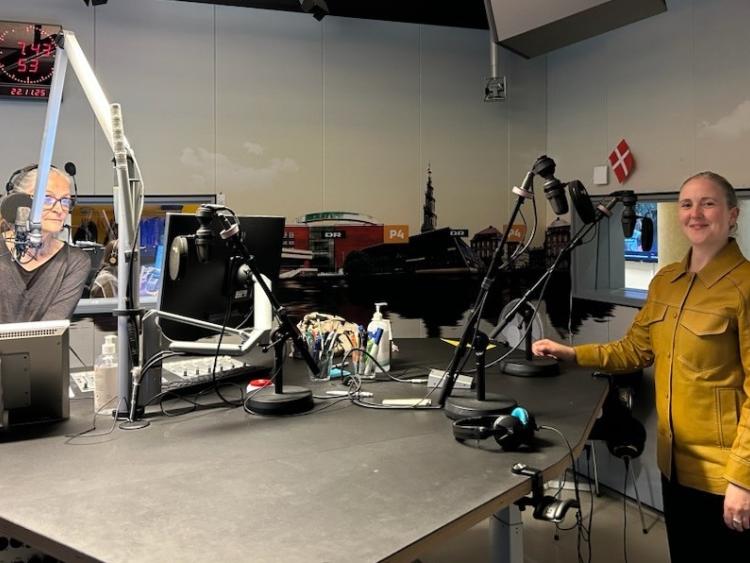 Museumschef Vivi Lena Andersen var gæst i P4 Weekend i DR Byen i København.